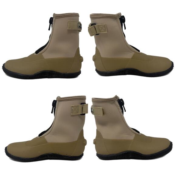 Magellan Outdoors Neoprene Front Zip Wading Boots Mens size 9 Tan/Cream - Picture 7 of 16